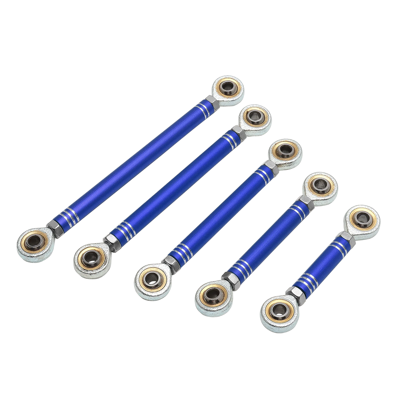 Chrome Motorcycle Shift Rod Linkage M6 Left-Right Side Thread 40-400mm 60 80 100 120 160 180 200 220 240 260 280 320 340 380mm