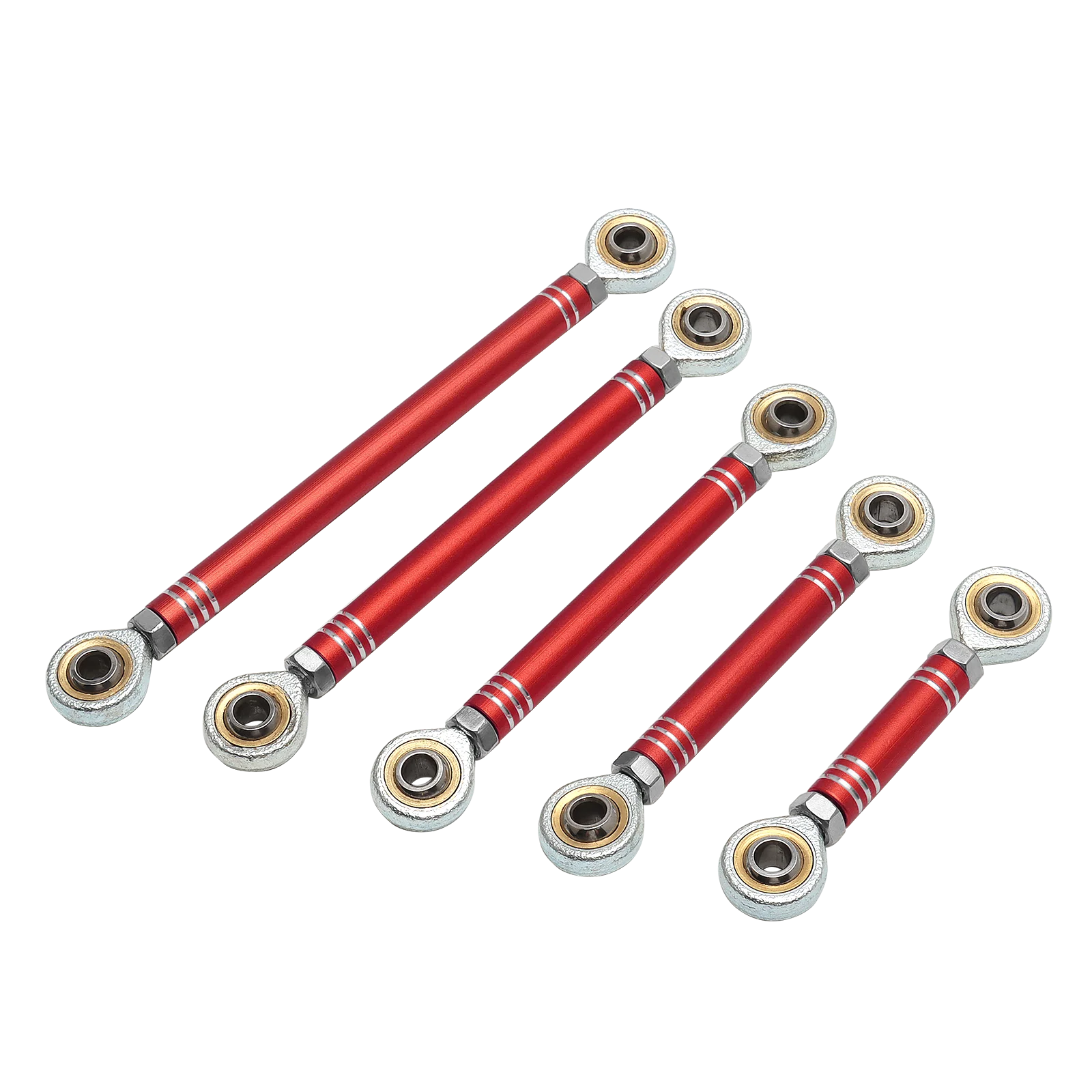 Chrome Motorcycle Shift Rod Linkage M6 Left-Right Side Thread 40-400mm 60 80 100 120 160 180 200 220 240 260 280 320 340 380mm