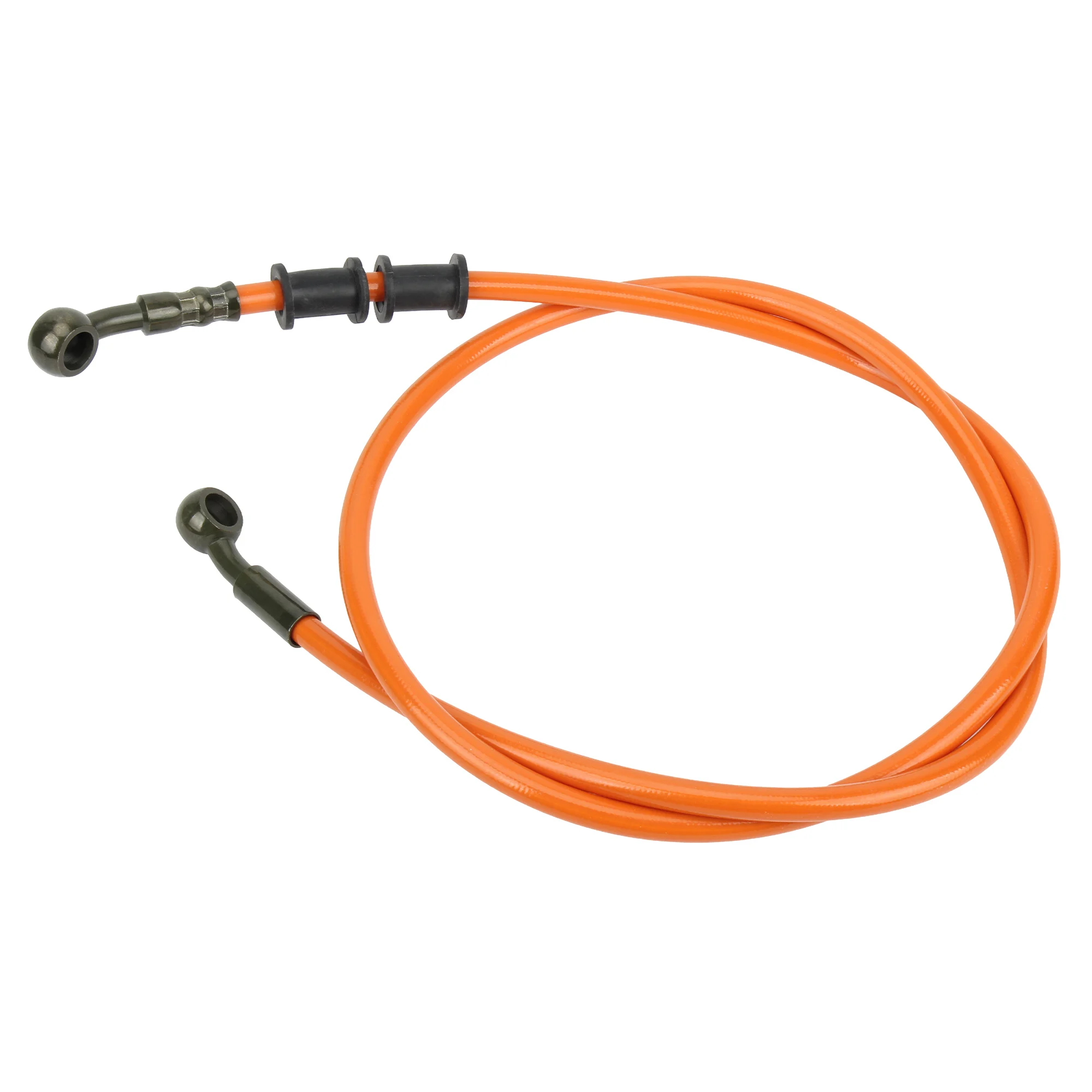 800mm/1000mm/1100mm/1200mm Motorcycle Brake Hose Kit - Stainless Steel Braided Hydraulic Brake Line for Universal Fitment