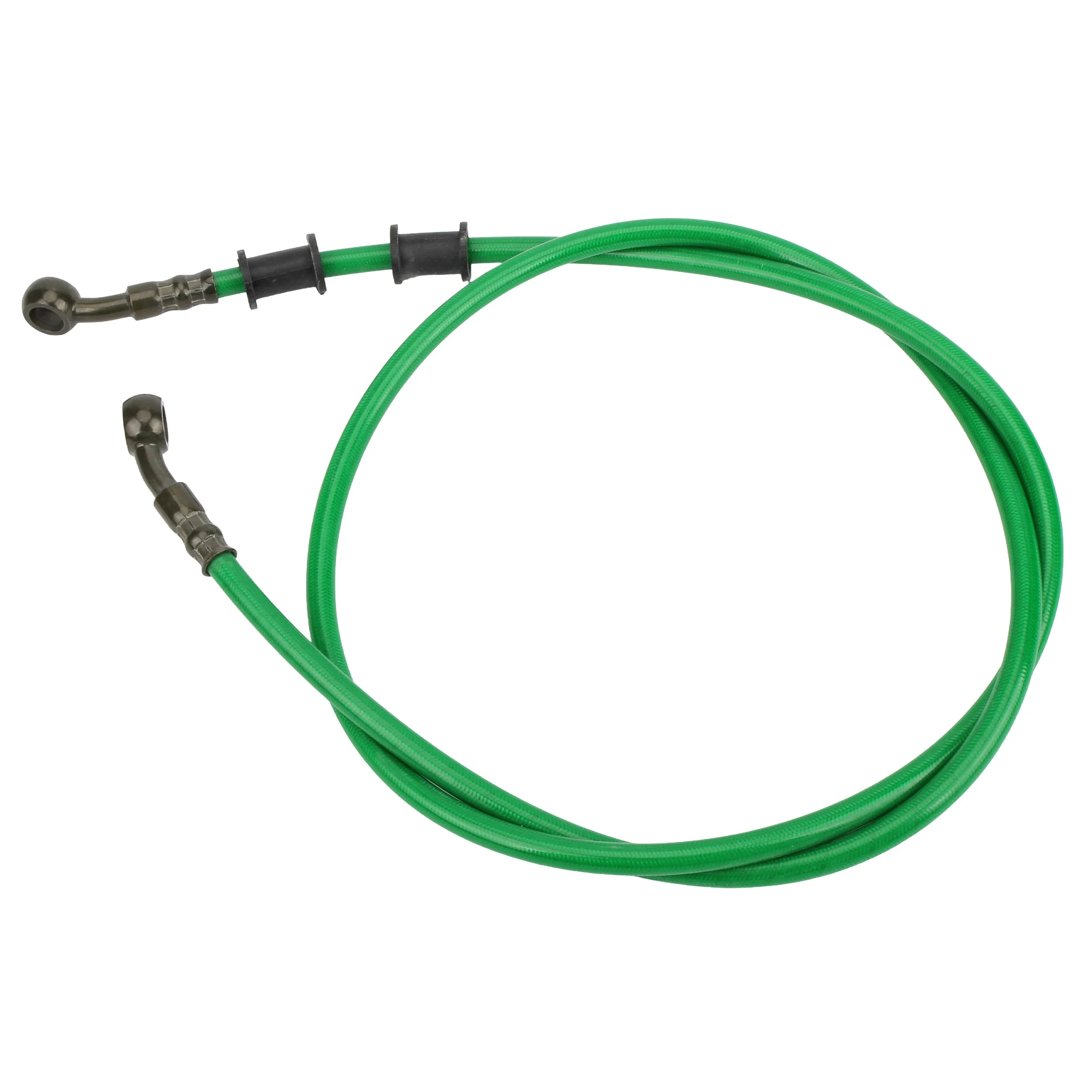 800mm/1000mm/1100mm/1200mm Motorcycle Brake Hose Kit - Stainless Steel Braided Hydraulic Brake Line for Universal Fitment