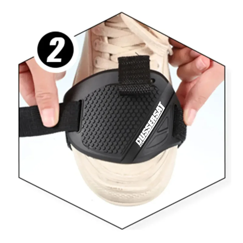 Motorcycle Riding Anti-slip Shoe Cover Motorcycle Shoes Foot Cover Motorcycle Boot Shifter Protector Protective Pad 1/2/4 pcs