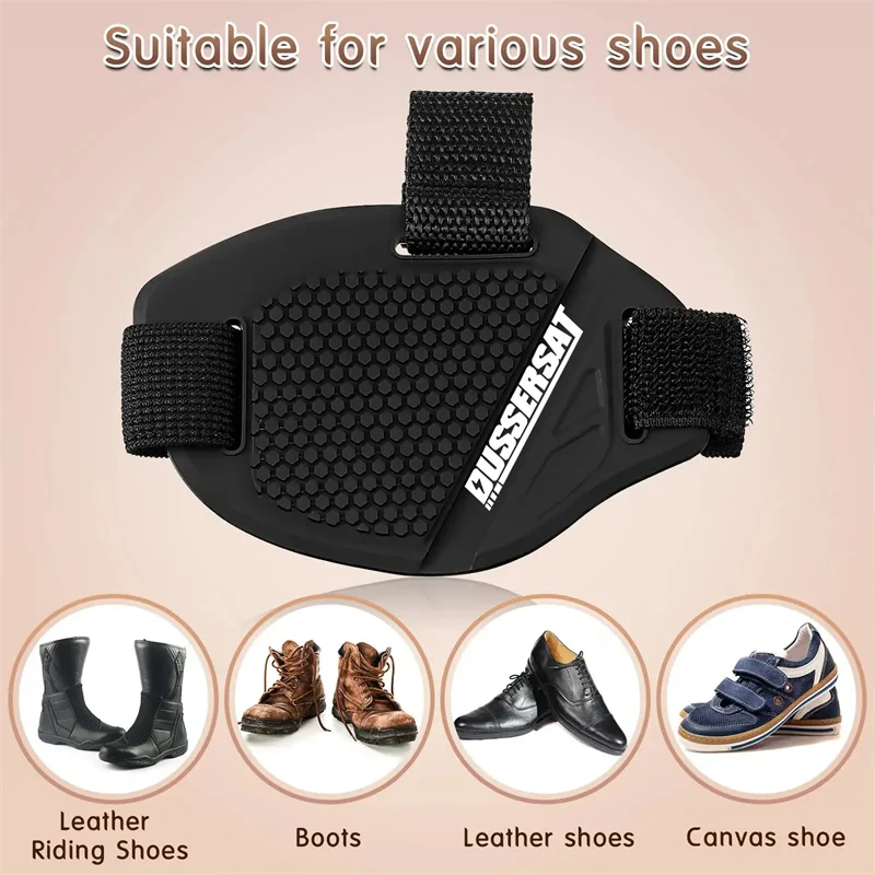 Motorcycle Riding Anti-slip Shoe Cover Motorcycle Shoes Foot Cover Motorcycle Boot Shifter Protector Protective Pad 1/2/4 pcs