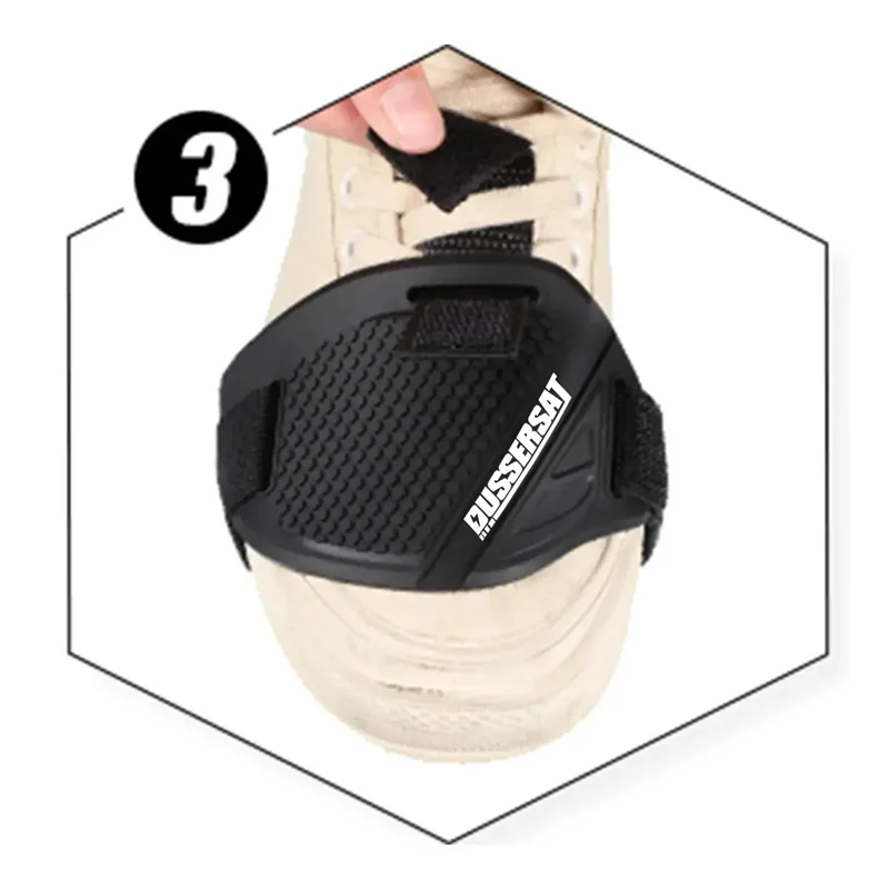 Motorcycle Riding Anti-slip Shoe Cover Motorcycle Shoes Foot Cover Motorcycle Boot Shifter Protector Protective Pad 1/2/4 pcs