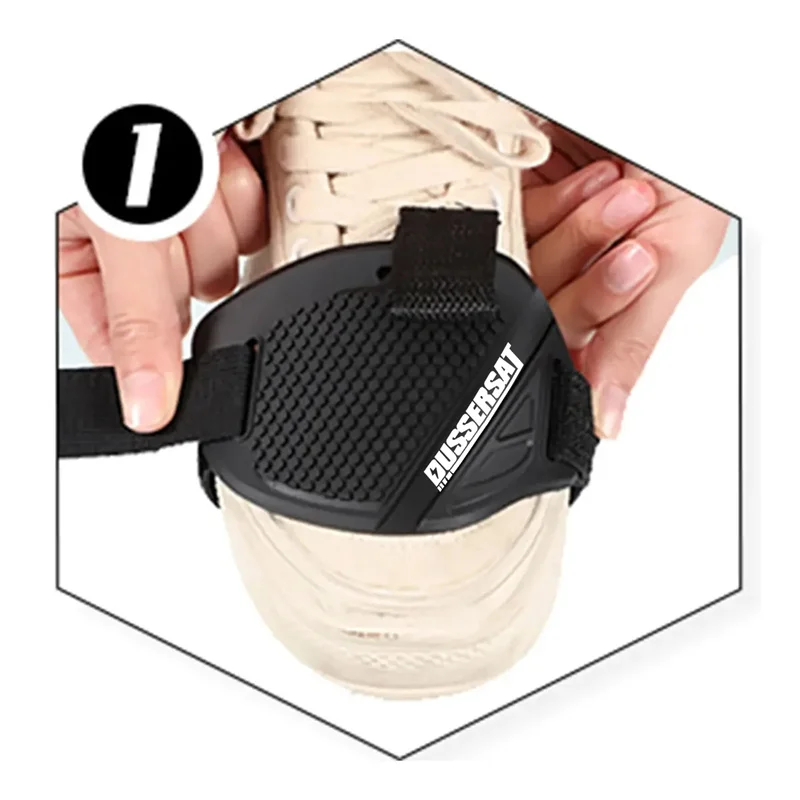 Motorcycle Riding Anti-slip Shoe Cover Motorcycle Shoes Foot Cover Motorcycle Boot Shifter Protector Protective Pad 1/2/4 pcs