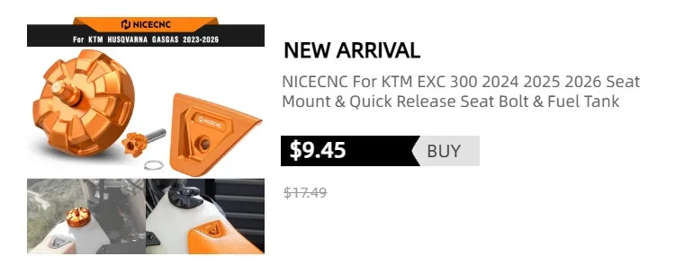 NICECNC For KTM EXC 300 2024-2026 Front Rear Holding Strap Lifting Handle For KTM EXC-F 350 XCW Husqvarna TE 300 GasGas EC 300