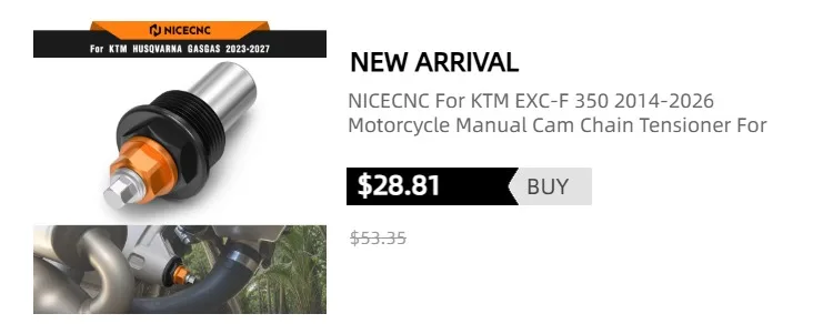 NICECNC For KTM EXC 300 2024-2026 Front Rear Holding Strap Lifting Handle For KTM EXC-F 350 XCW Husqvarna TE 300 GasGas EC 300
