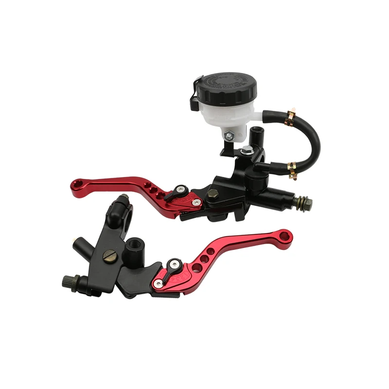 Motorcyle Universal 7/8" 22mm CNC Aluminum Motorcycle Adjustable Clutch Brake Pump Lever Hydraulic Master Cylinder for 250cc-500