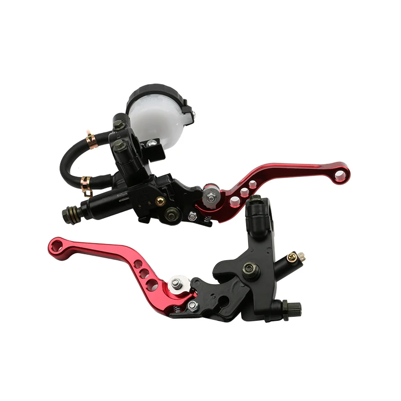 Motorcyle Universal 7/8" 22mm CNC Aluminum Motorcycle Adjustable Clutch Brake Pump Lever Hydraulic Master Cylinder for 250cc-500