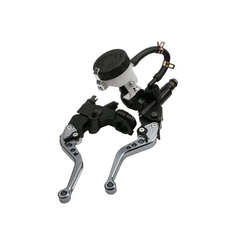 Motorcyle Universal 7/8" 22mm CNC Aluminum Motorcycle Adjustable Clutch Brake Pump Lever Hydraulic Master Cylinder for 250cc-500