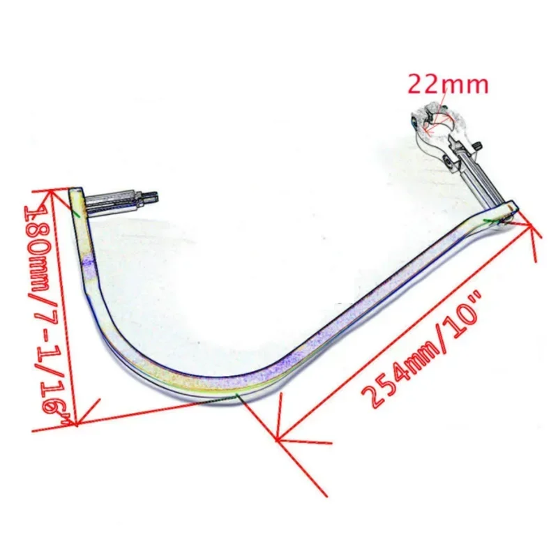 Aluminum Motorcycle Hand Guards Motorcycle Motocross Dirtbike MX ATV Handguards Handlebar Guards for Motocycles 22mm