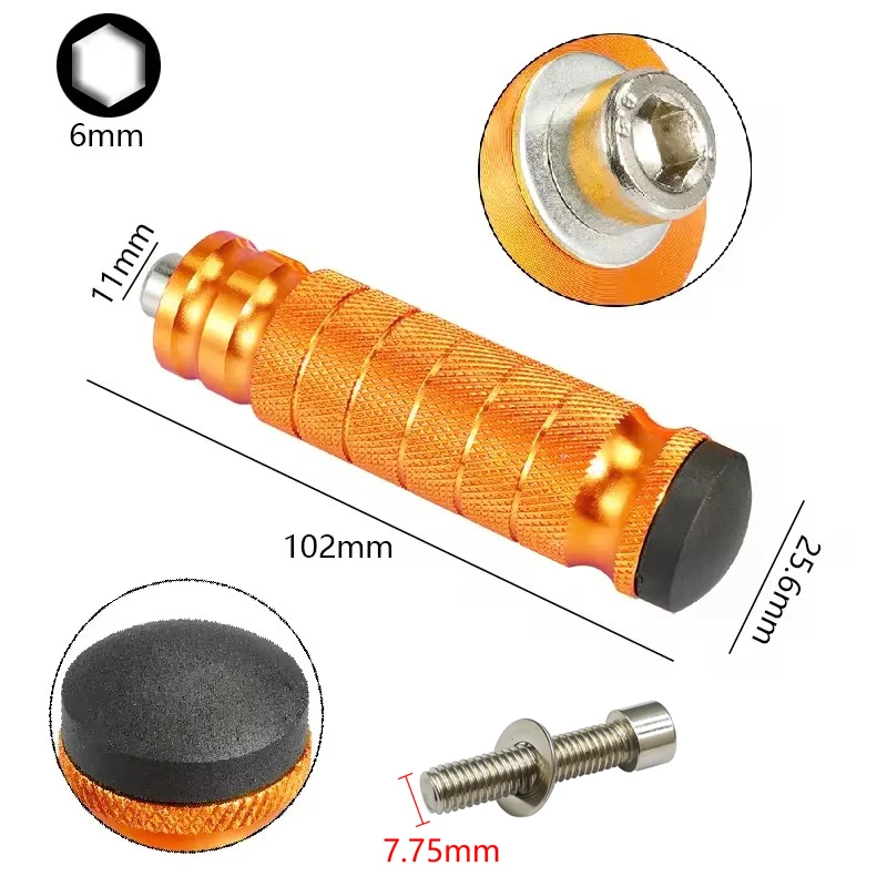One Pair Motocycle Aluminum Rearset Footrests Foot Rest Foot Pegs Pedal for Yamaha Fit Modified Motorcycle Moto Acessorios