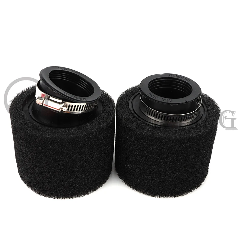 Motorcycle Scooter Dirt Pit Bike Moped Parts 35mm 38mm 42mm 45mm 48mm 50mm 60mm Bend Elbow Neck Foam Air Filter Sponge Cleaner