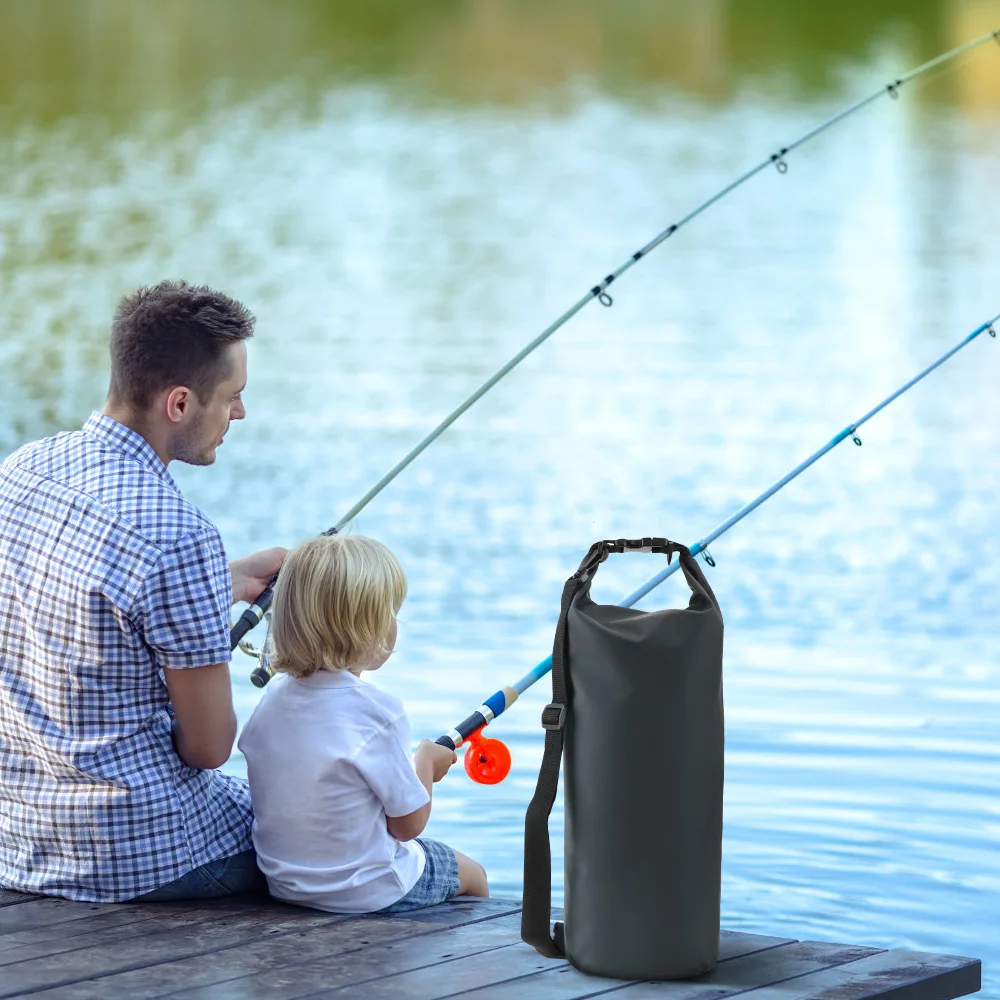 Waterproof Diving, Swimming, Hiking Driving Travel Kits Shoulder Bag Motorcycle Bag 10L 15L 20L 30L Outdoor PVC Dry Sack Bag