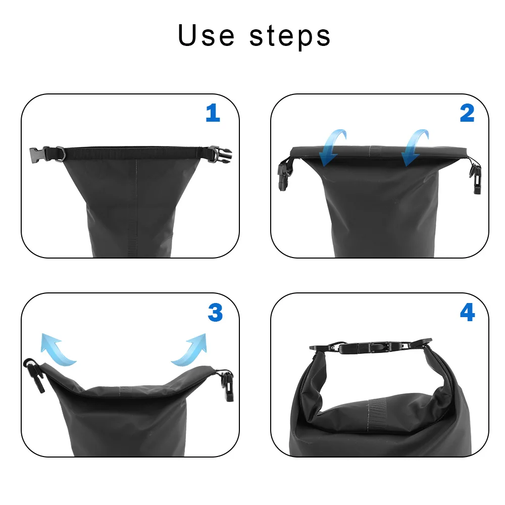 Waterproof Diving, Swimming, Hiking Driving Travel Kits Shoulder Bag Motorcycle Bag 10L 15L 20L 30L Outdoor PVC Dry Sack Bag