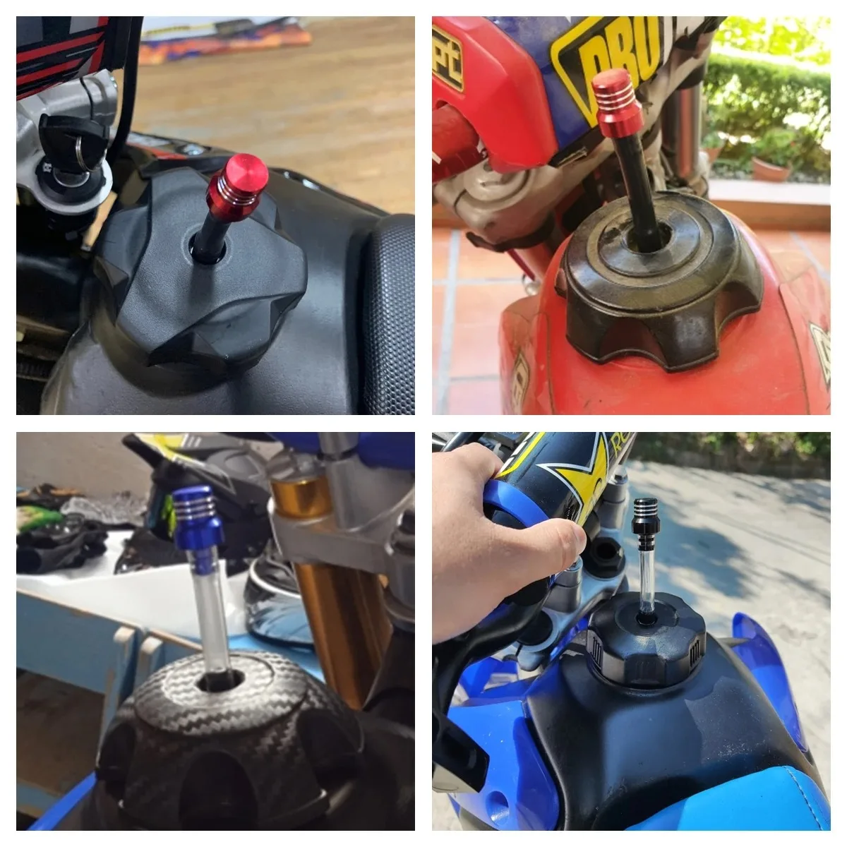Fuel Tank Air Vent CNC Gas Cap Oil Vent For KTM EXC EXCF SX SXF XC XCW Suzuki Beta Honda GASGAS Husqvarna Yamaha Dirt Bikes ATV