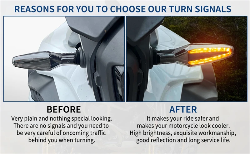 For BMW R1250GS LC ADV R1250 R1200 R RS GS R1200GS R1250RS R1250R S 1000 R XR F750GS F850GS F900R Flasher LED Turn Signal Light