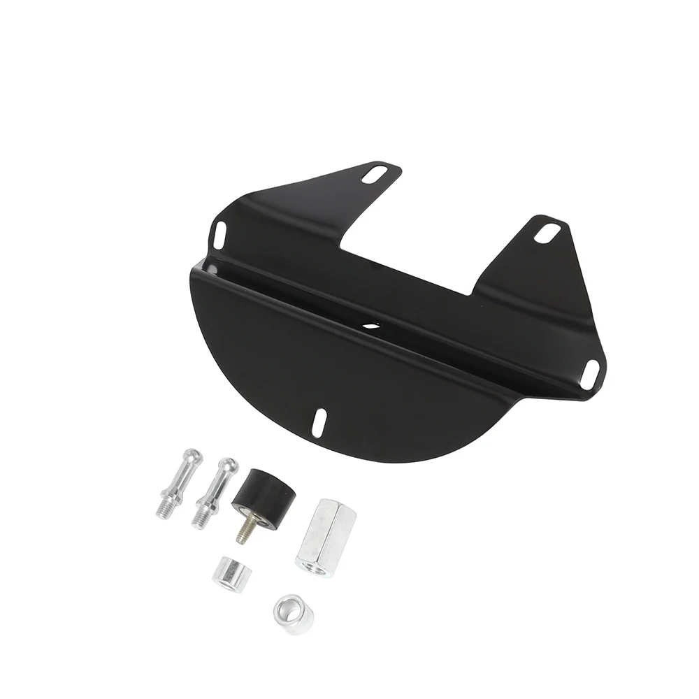 Motorcycle Black Headlight Grill Fairing Cover ABS Plastic Windshield For Harley 883 1200 Front Fork Mount Dyna Sportster XLCH