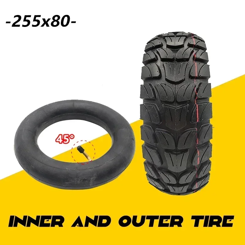 10 Inch Tire 10X3.0 80/65-6 255X80 for Kaabo Mantis 10 Zero KUGOO Electric Scooter Front or Rear Wheel Tyre Accessories Parts