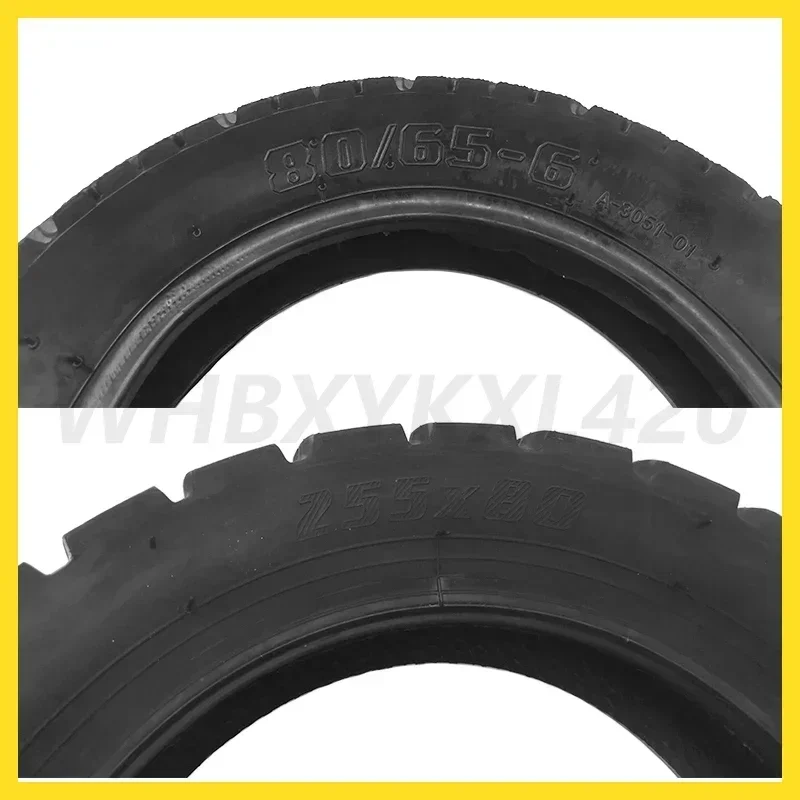 10 Inch Tire 10X3.0 80/65-6 255X80 for Kaabo Mantis 10 Zero KUGOO Electric Scooter Front or Rear Wheel Tyre Accessories Parts
