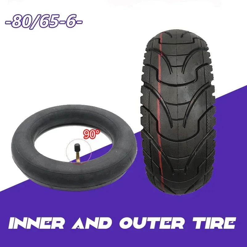 10 Inch Tire 10X3.0 80/65-6 255X80 for Kaabo Mantis 10 Zero KUGOO Electric Scooter Front or Rear Wheel Tyre Accessories Parts