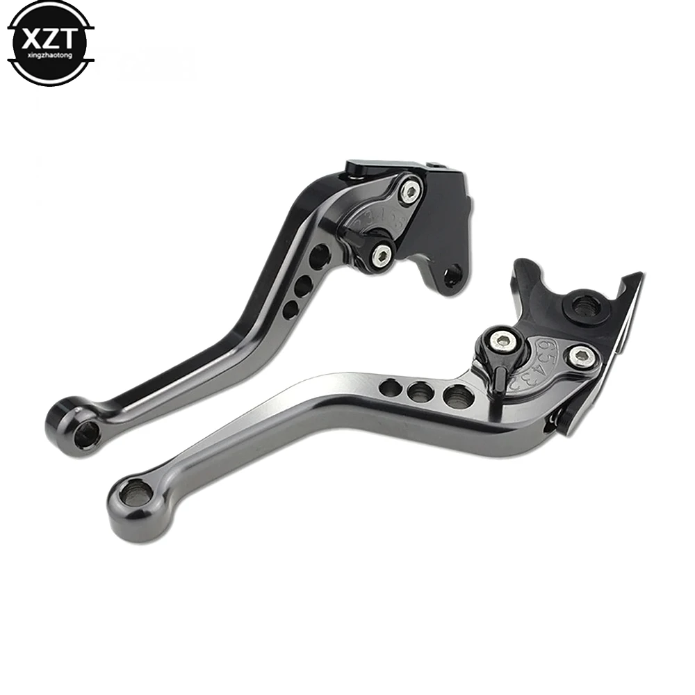 HOT 2Pcs Universal CNC Alloy Motorcycle Brake Handle Adjustable Front Rear Disc Brakes Double Disc Brake Handle Lever