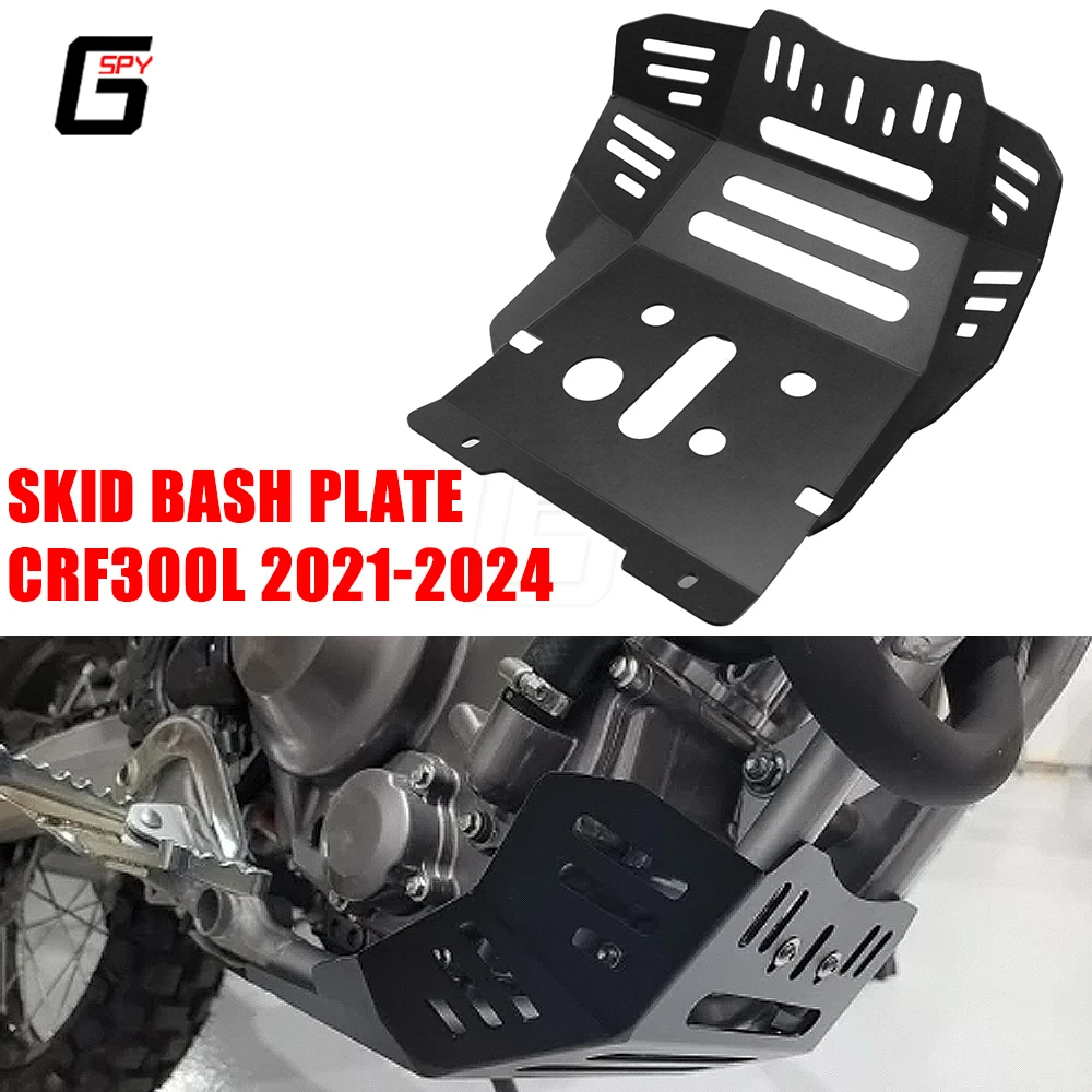 CRF 300L 2024 Under Engine Protection Cover For HONDA CRF300L 2021-2022 Motorcycle Accessories Skid Plate Bash Frame Guard 2023