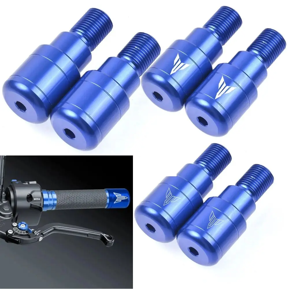 Motorcycle Bar End Caps CNC Handlebar Grips For Yamaha MT07 MT09 MT10 MT125 FZ1 FZ6 FZ6R FZ07 FZ09 FZ010 Handle Bar End
