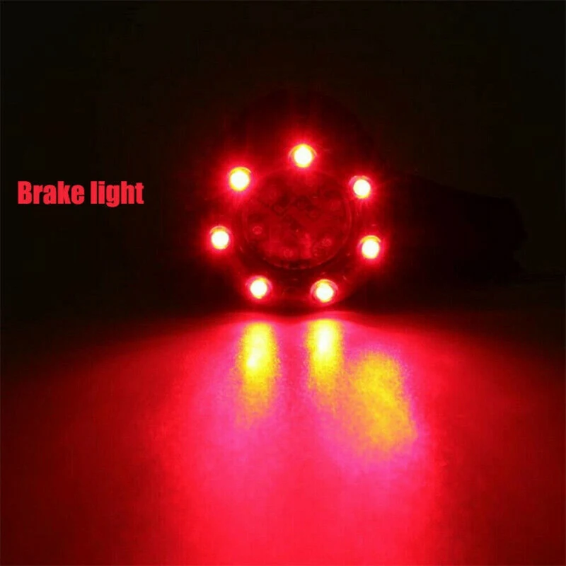 2/4Pcs Motorcycle LED Turn Signal Indicators Stop Light Mini Bullet Warning Lamp Blinker Light 12V For Honda Suzuki Kawasaki AE
