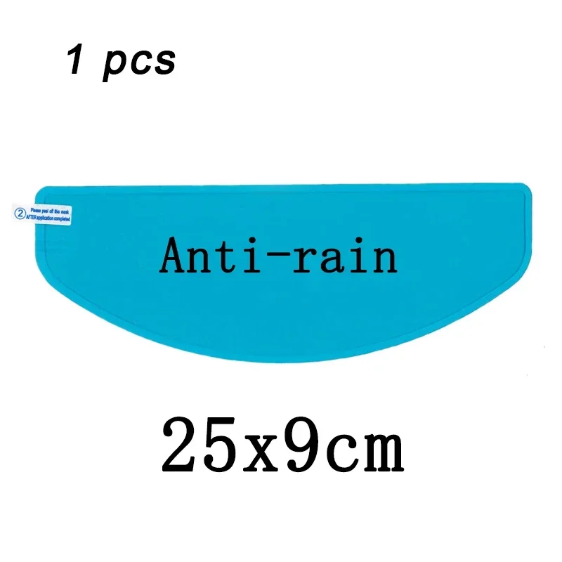 Motorcycle Helmet Anti-rain and Anti-fog Films Safety Driving Durable Nano Coating Clear Sticker Film Motorbike Accessories
