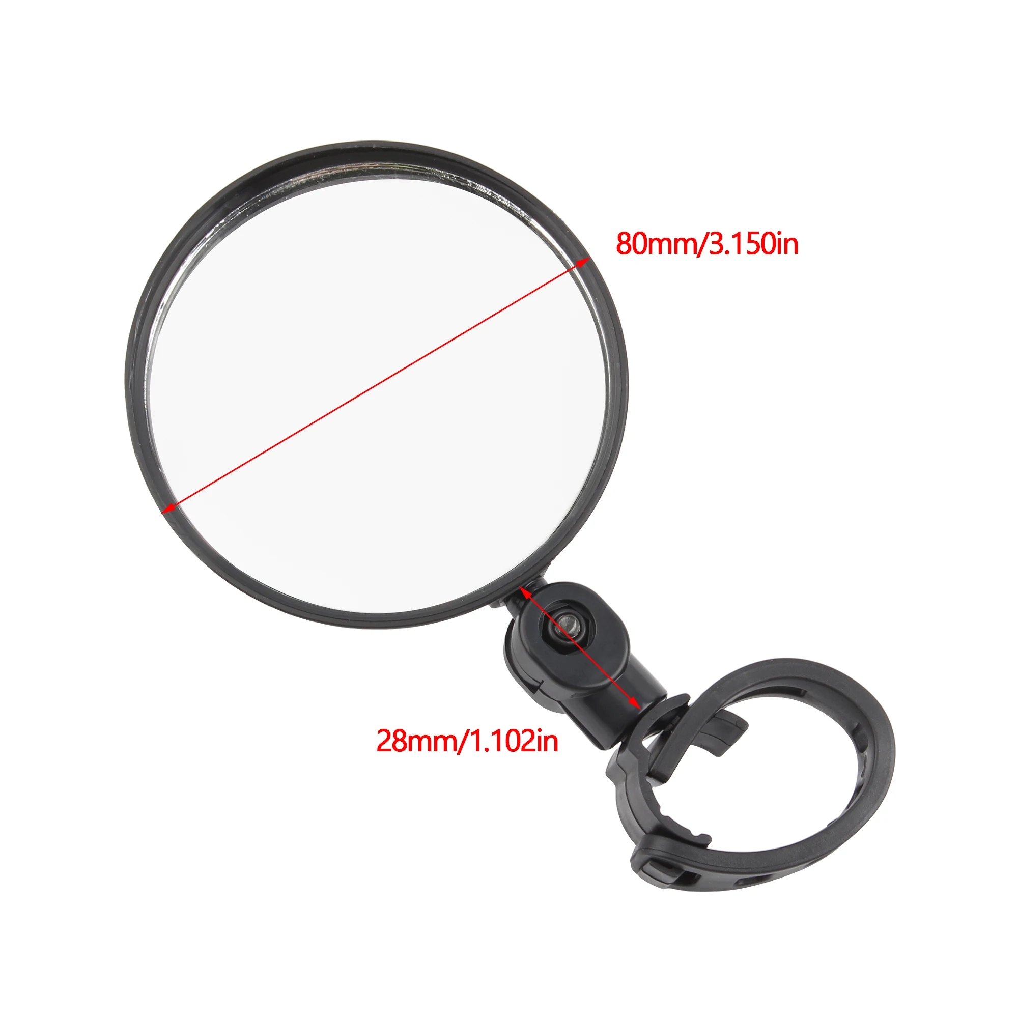 Universal Motorcycle Bike Rearview Mirror Handlebar Adjustable Rotating Rear View Mirror Cycling Accessories