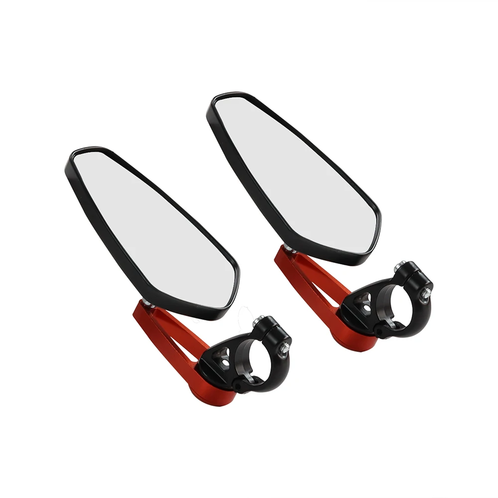 1 Pair 7/8" 22mm Motorcycle Aluminum Bar End Side Rearview Mirror Universal Motorbike Bike Handlebar Rear View Mirrors For Honda