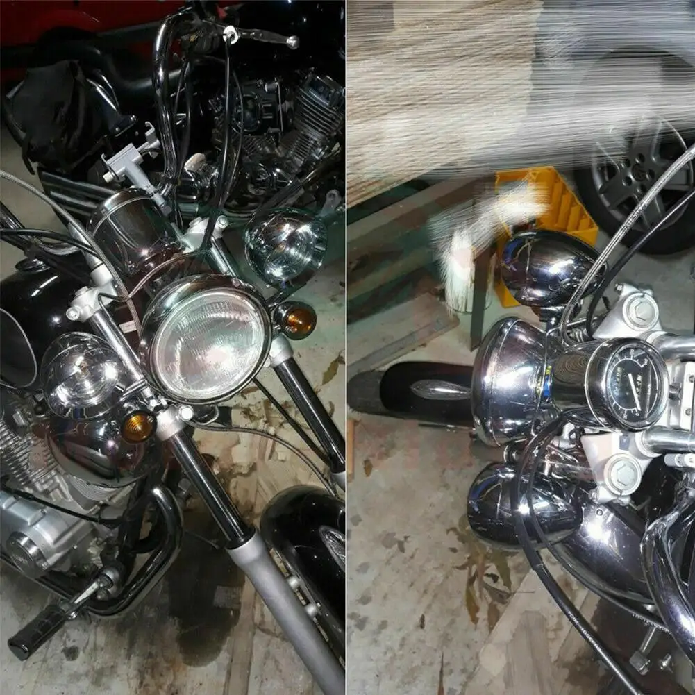 Motorcycle Headlights Universal Motorcycle Front Auxiliary Light For GN125 Side Light For Motorbike Head Lamp Accessories