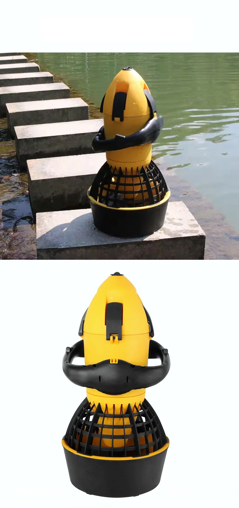 500W Two Speed Electric Underwater Scooter Water Propeller Diving Equipment Underwater Bike Suitable For Marine Pool Sports
