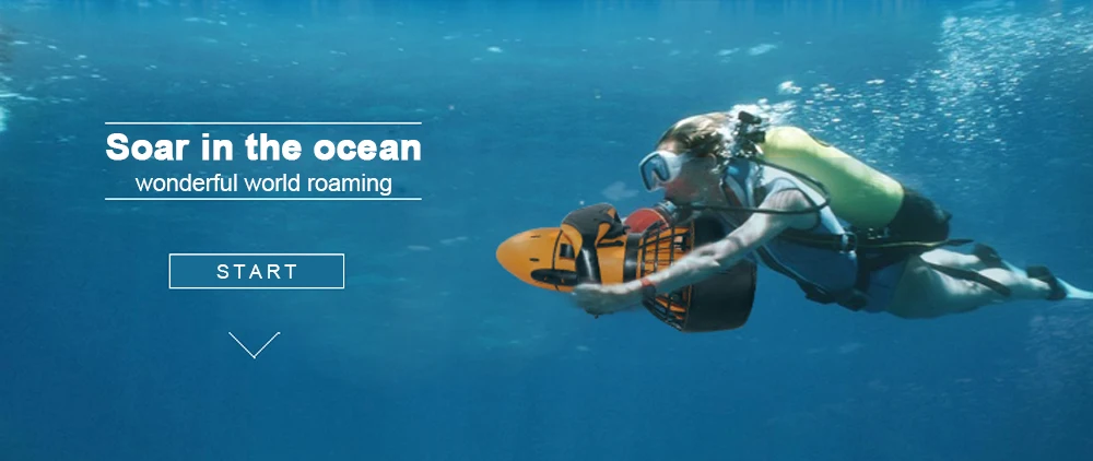 500W Two Speed Electric Underwater Scooter Water Propeller Diving Equipment Underwater Bike Suitable For Marine Pool Sports
