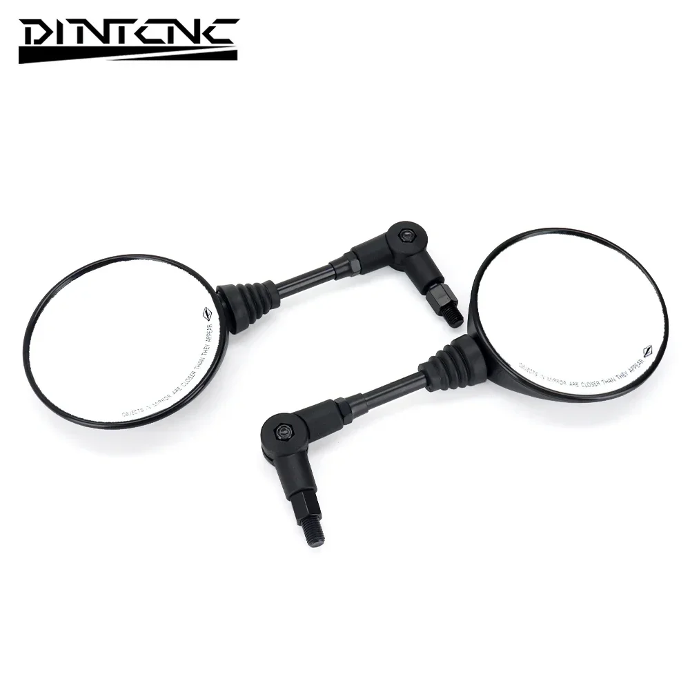 E9 Mirrors For Rally ADV Universal M10 Motorcycle Accessories Foldable Reverse Rarview Mirror Left Right Side 10MM Clockwise