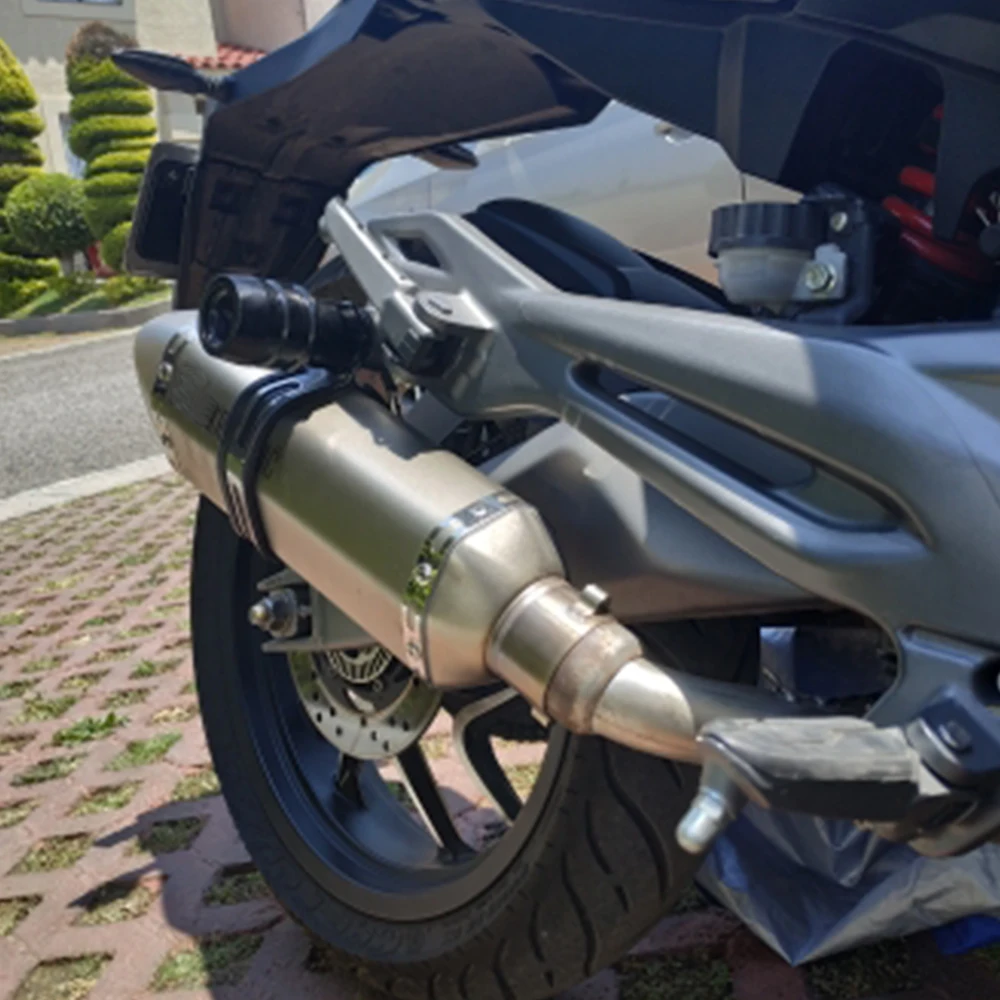 Universal Motorcycle Exhaust Muffler Retro Vintage Classic Electroplating Escap Moto for cg125 sr400 cb500 vt500 CM300 500 Cafe