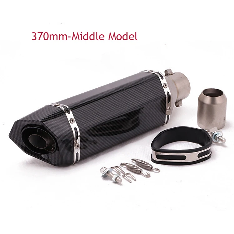 Universal Motorcycle Exhaust Muffler Retro Vintage Classic Electroplating Escap Moto for cg125 sr400 cb500 vt500 CM300 500 Cafe