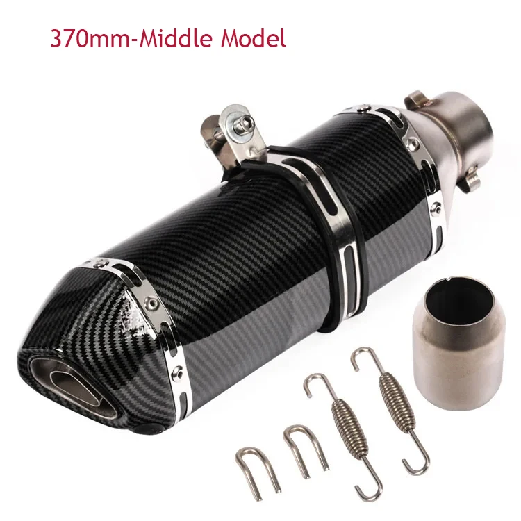 Universal Motorcycle Exhaust Muffler Retro Vintage Classic Electroplating Escap Moto for cg125 sr400 cb500 vt500 CM300 500 Cafe