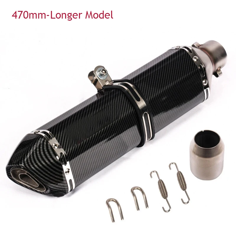 Universal Motorcycle Exhaust Muffler Retro Vintage Classic Electroplating Escap Moto for cg125 sr400 cb500 vt500 CM300 500 Cafe