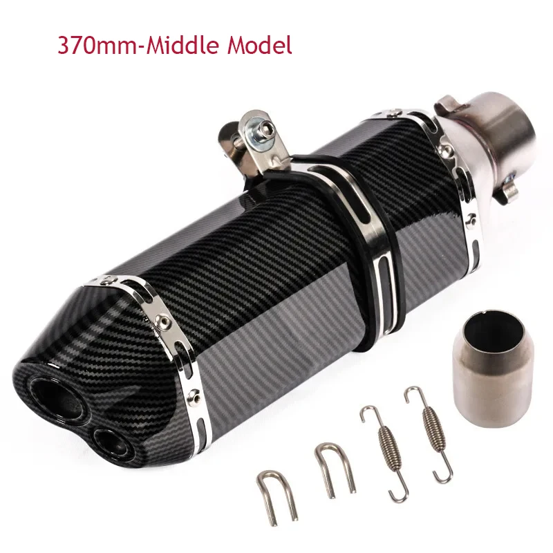 Universal Motorcycle Exhaust Muffler Retro Vintage Classic Electroplating Escap Moto for cg125 sr400 cb500 vt500 CM300 500 Cafe