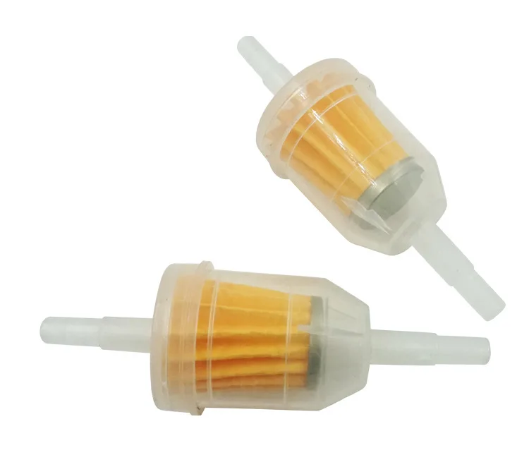 1-6pcs Car Gasoline Oil Filter Pipes Universal Inline Gas Fuel Filter for Small Engine Lawn Mower Motorcycle Accessories 6MM-8MM