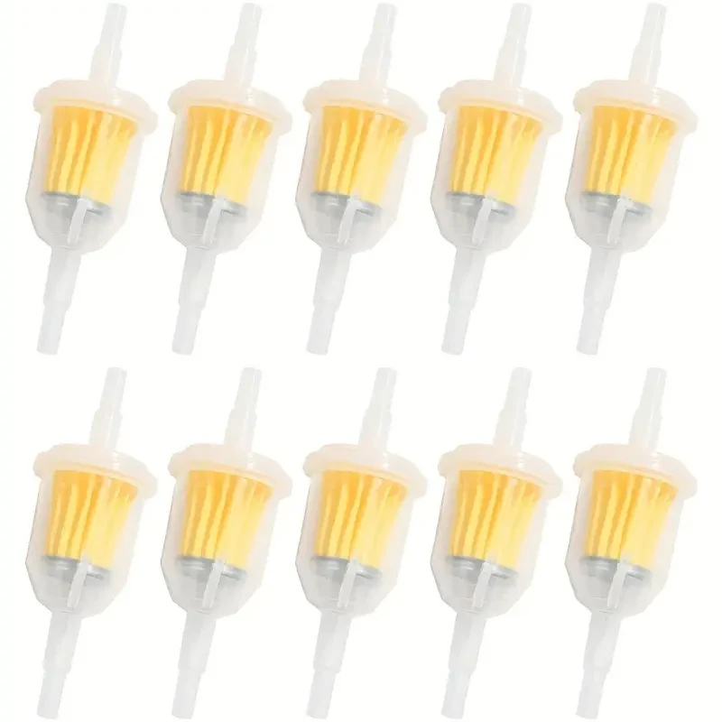 1-6pcs Car Gasoline Oil Filter Pipes Universal Inline Gas Fuel Filter for Small Engine Lawn Mower Motorcycle Accessories 6MM-8MM