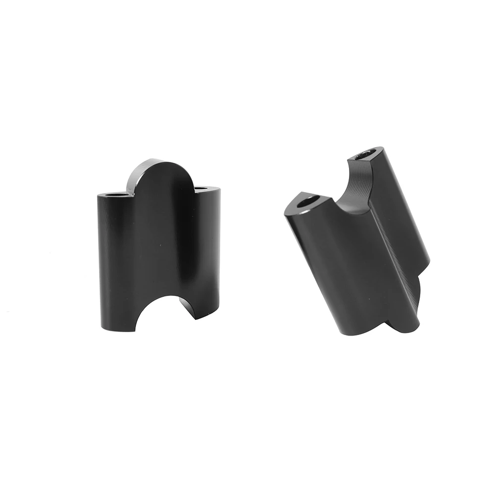 2" Rise CNC Aluminum 1" Handlebar Riser 50mm Handlebar Mount Extension Block for Harley Sportster XL1200 XL48 48 2010-UP