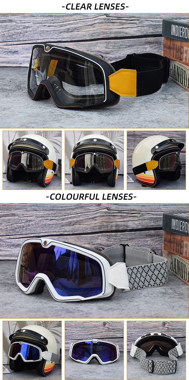 Motorcycle Dust Goggles Enduro Cross Glasses ATV Glasses Moto Motocross 100 Glasses Dirt Bike Off-road Riding Ski Ride Goggles