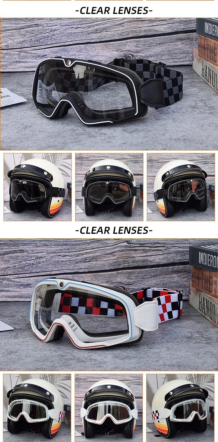 Motorcycle Dust Goggles Enduro Cross Glasses ATV Glasses Moto Motocross 100 Glasses Dirt Bike Off-road Riding Ski Ride Goggles