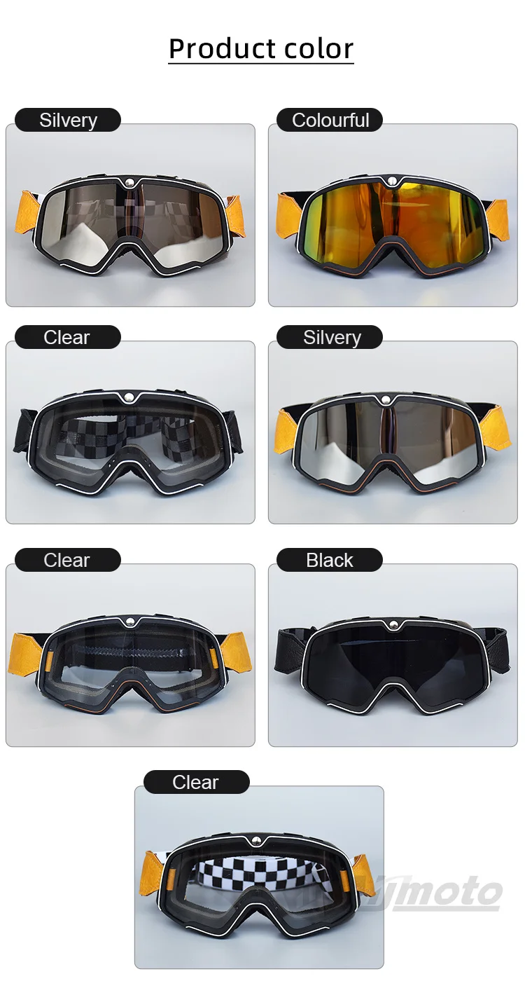 Motorcycle Dust Goggles Enduro Cross Glasses ATV Glasses Moto Motocross 100 Glasses Dirt Bike Off-road Riding Ski Ride Goggles