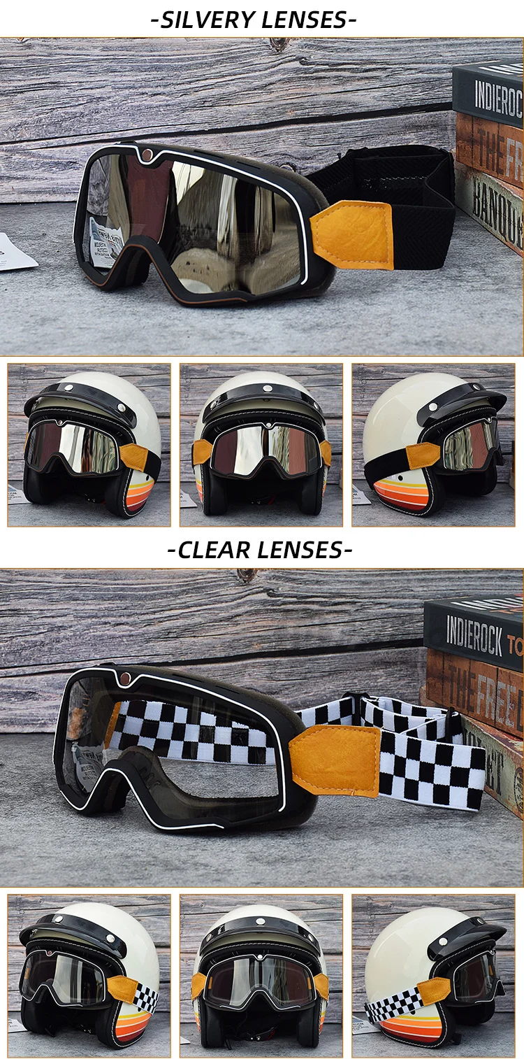 Motorcycle Dust Goggles Enduro Cross Glasses ATV Glasses Moto Motocross 100 Glasses Dirt Bike Off-road Riding Ski Ride Goggles