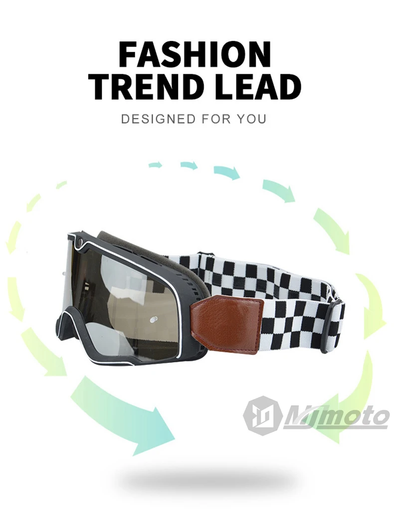 Motorcycle Dust Goggles Enduro Cross Glasses ATV Glasses Moto Motocross 100 Glasses Dirt Bike Off-road Riding Ski Ride Goggles