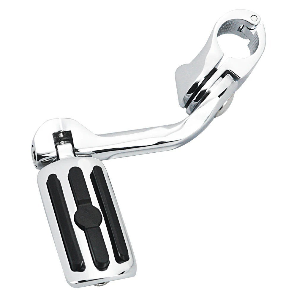 Motorcycle 1 1/4" Highway Footrest Engine Guard Mount Footpegs For Harley Road King Sportster 1200 Iron 883 Electra Street Glide