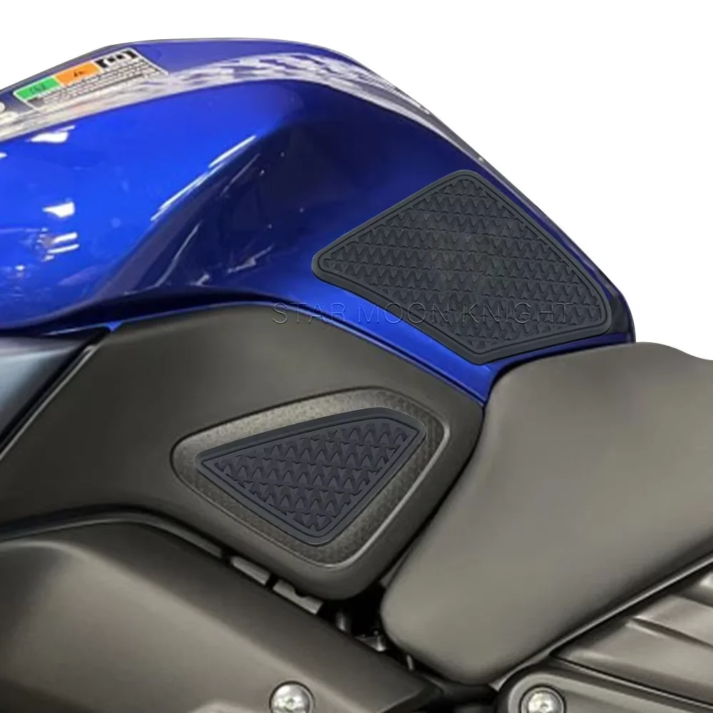 Motorcycle Accessories Fuel Tank Pad Stickers For Yamaha MT-125 MT 125 MT125 2023 2024- Side Anti Slip Tankpad